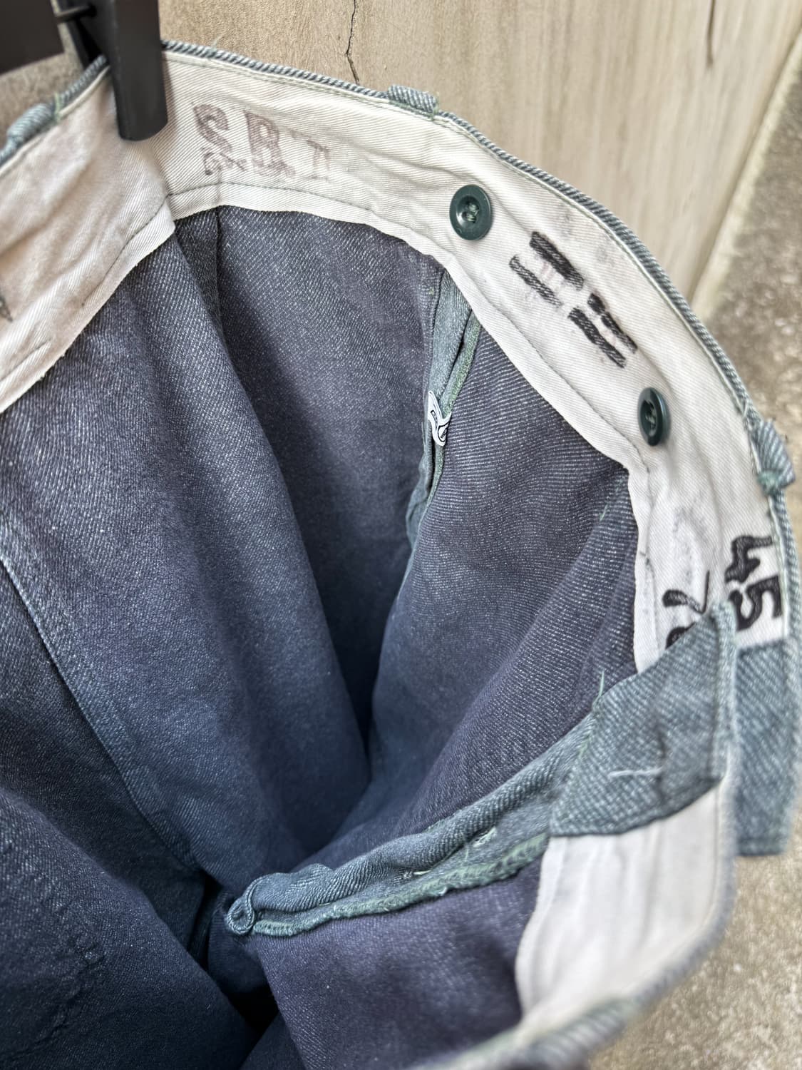 60s-70s Swedish Prison Work Pants 상품이미지9