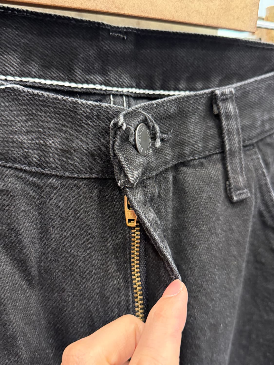 00s Rustler 러슬러 흑청 데님 팬츠 (34inch) 상품이미지3