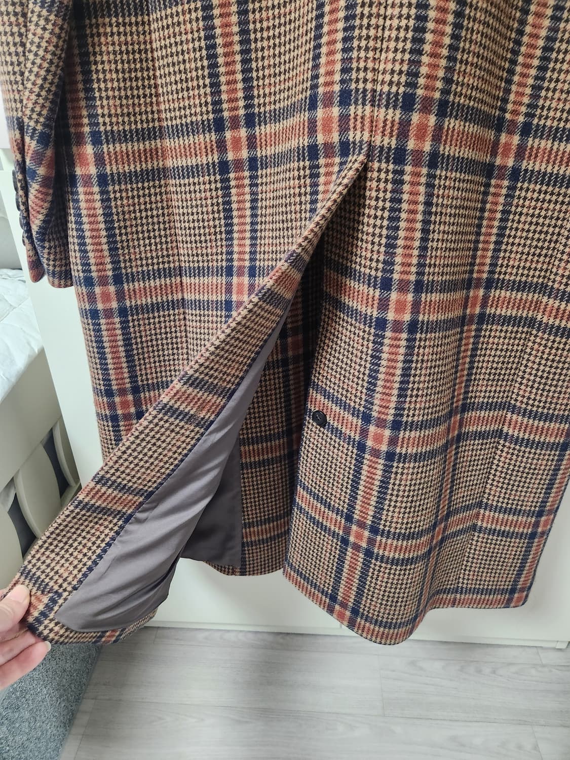 마마가리 우영미  체크  코트 상품이미지9