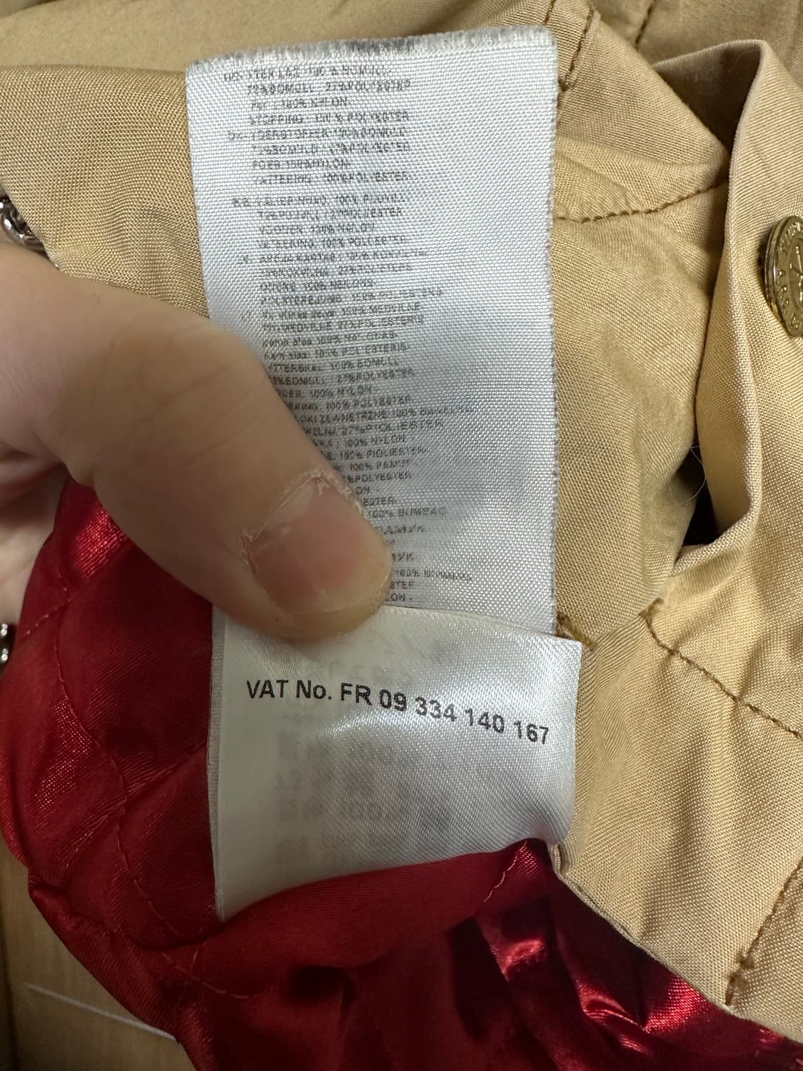 칼하트x아페쎄 carhatt a.p.c 가브리엘 코트 s 상품이미지8