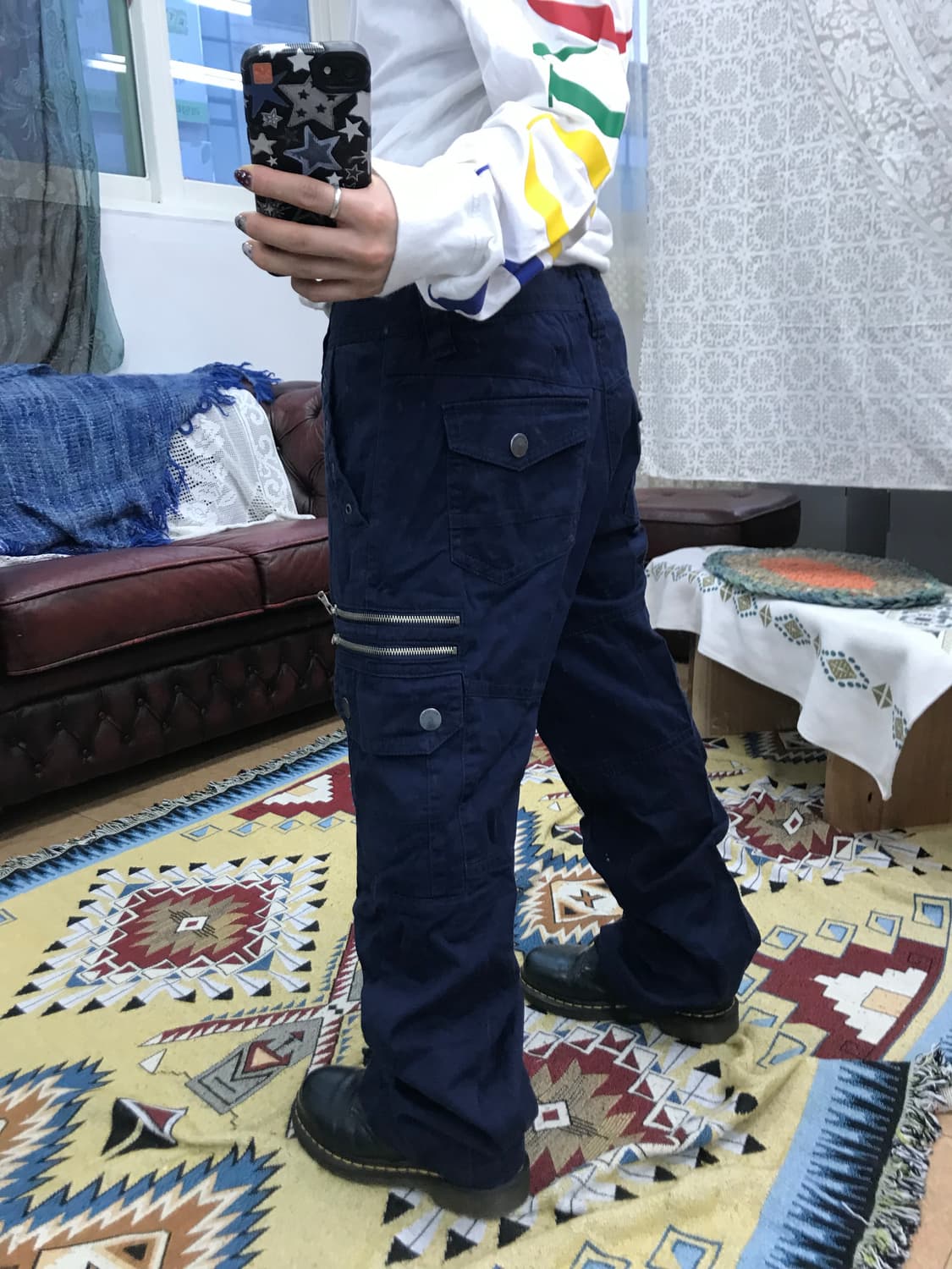 에스크 ASK 네이비 카고팬츠 (Z1036) 상품이미지2