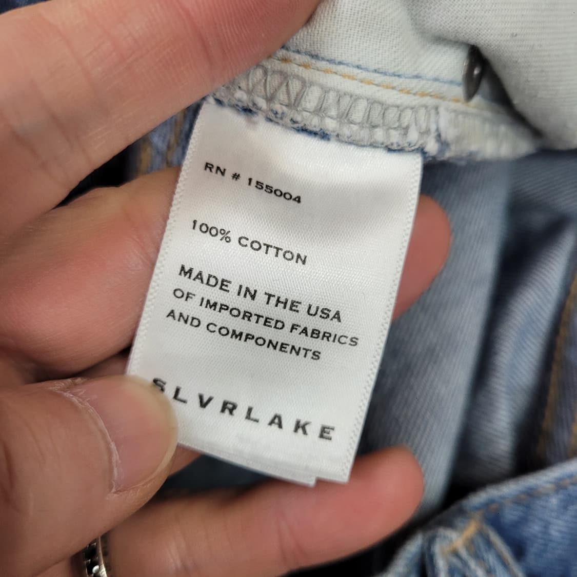 SLVRLAKE 실버레이크 데님 와이드 팬츠 청바지 (USA) 상품이미지6