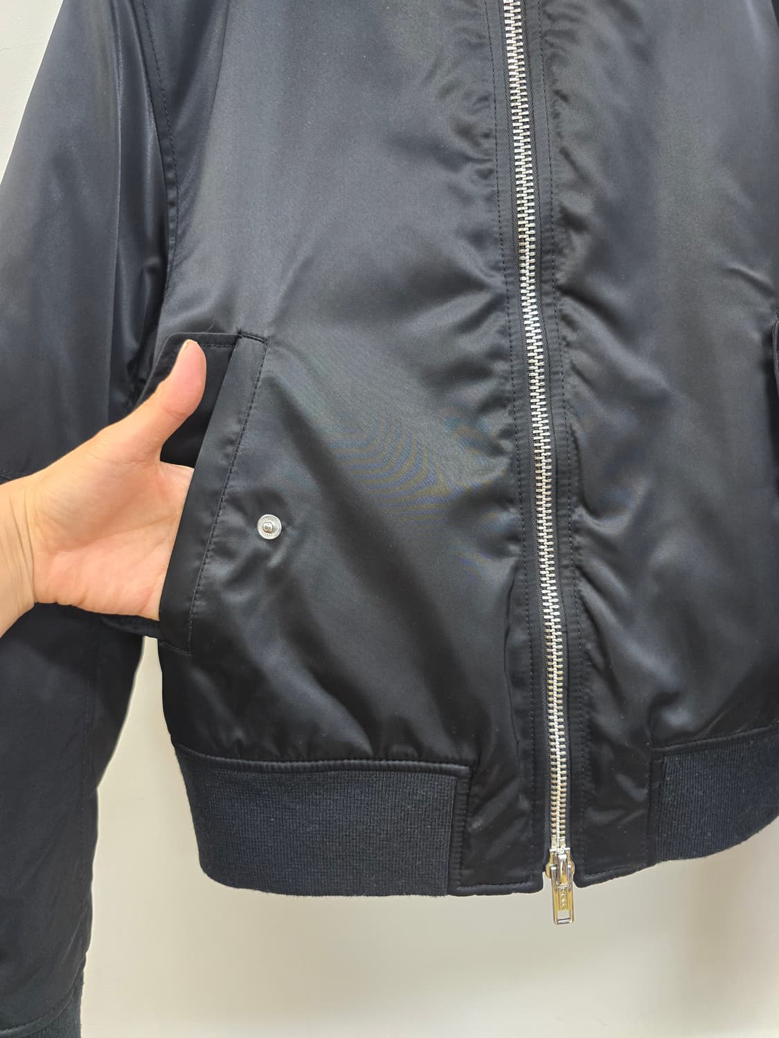 3.1필립림 레이스업 봄버 상품이미지6