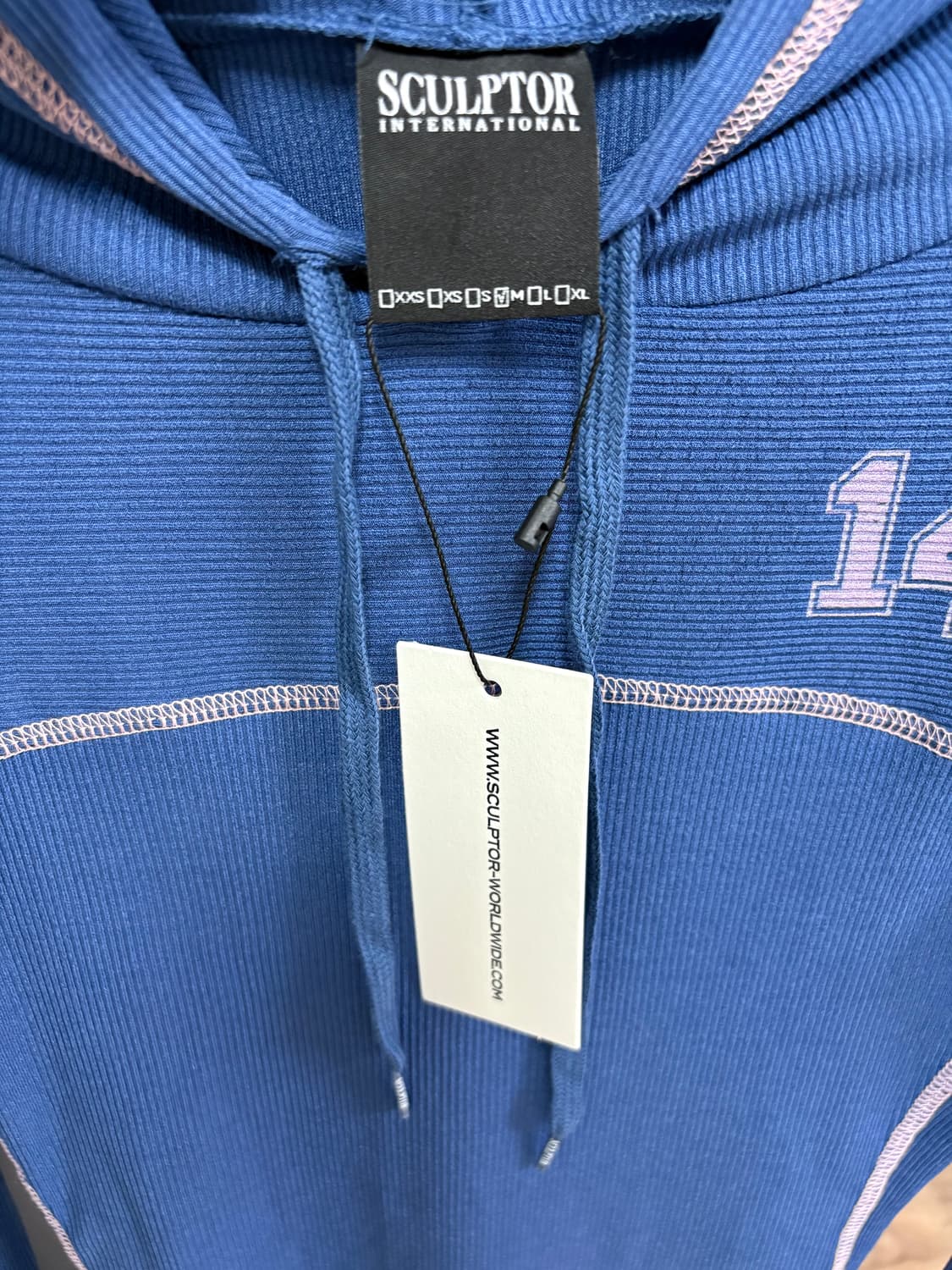 스컬프터 넘버링 후드티 상품이미지4