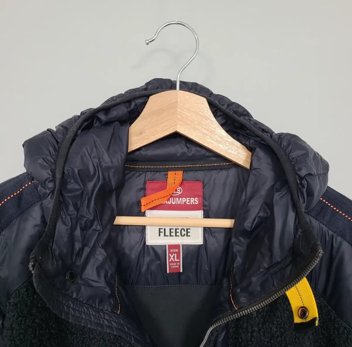 파라점퍼스 매장판 정품 남성 플리스 경량 패딩 네이비 XL 상품이미지6