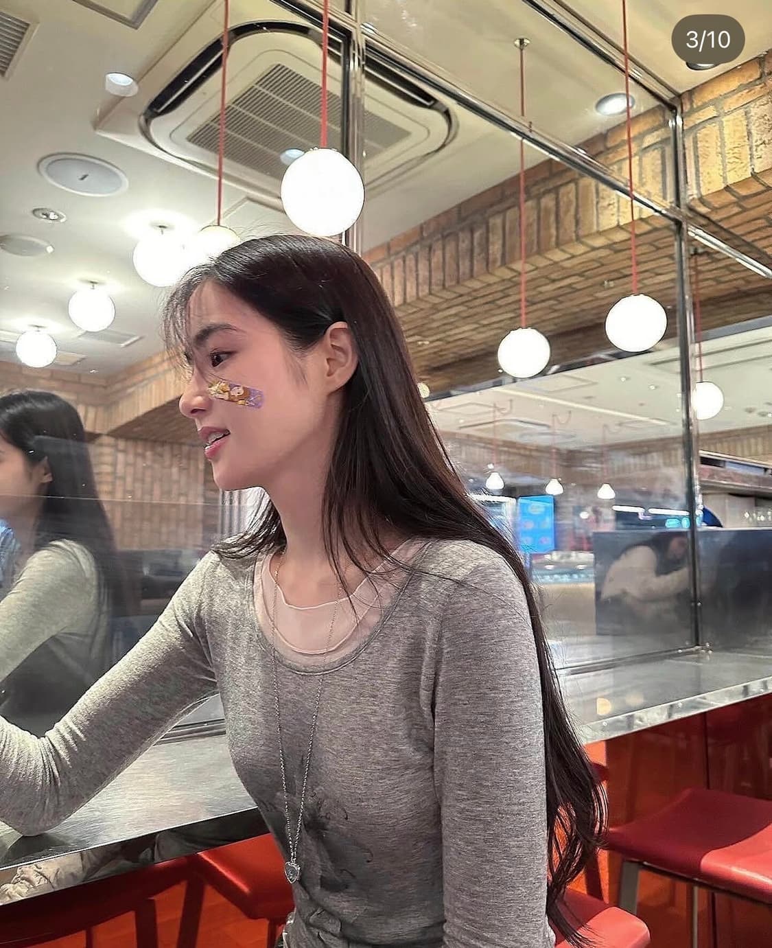 스컬프터 트리플 레이어드 티셔츠 (홍수주 착용) 상품이미지2