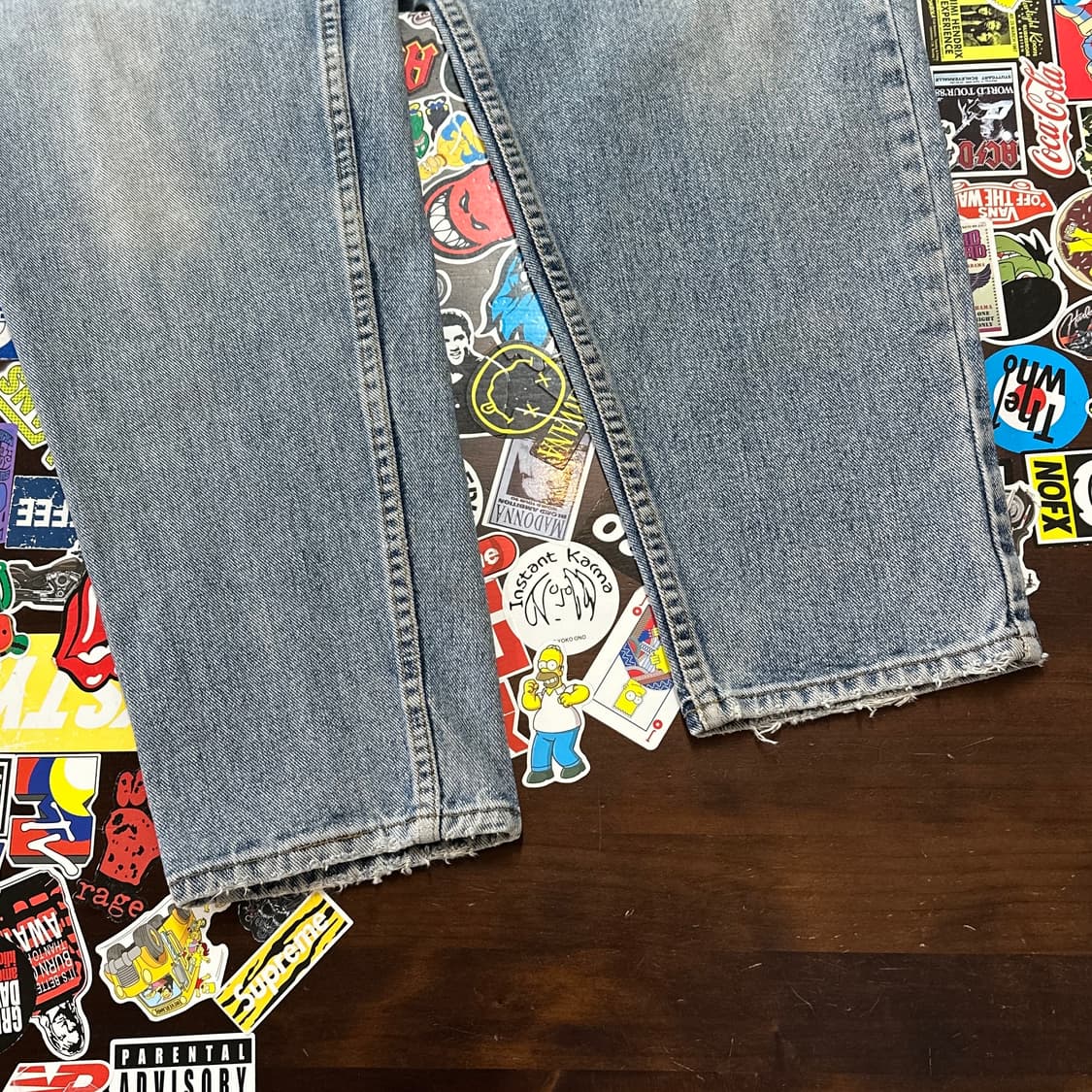 90s USA 리바이스 560 블루 진 데님 팬츠 34 상품이미지5