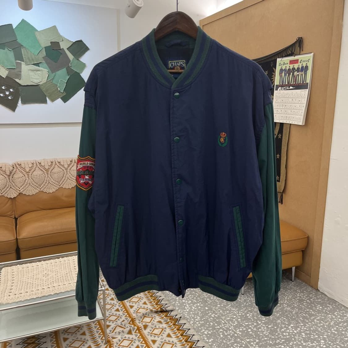 챕스 랄프로렌 올드스쿨 레트로 90's 바시티자켓 M C11014 상품이미지3
