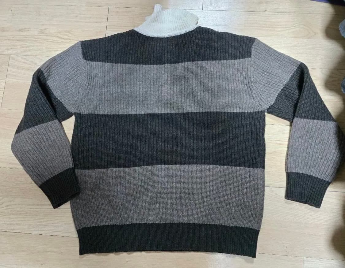 르아브 럭비 니트 브라운 M 상품이미지4