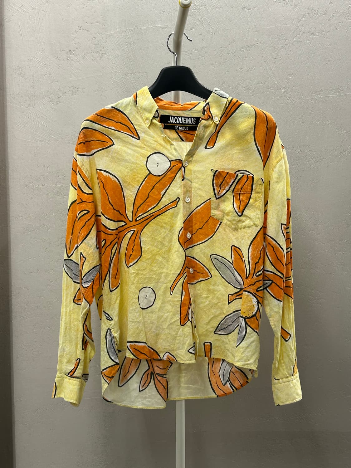 자크뮈스 옐로우 플라워 프린트 셔츠 상품이미지2