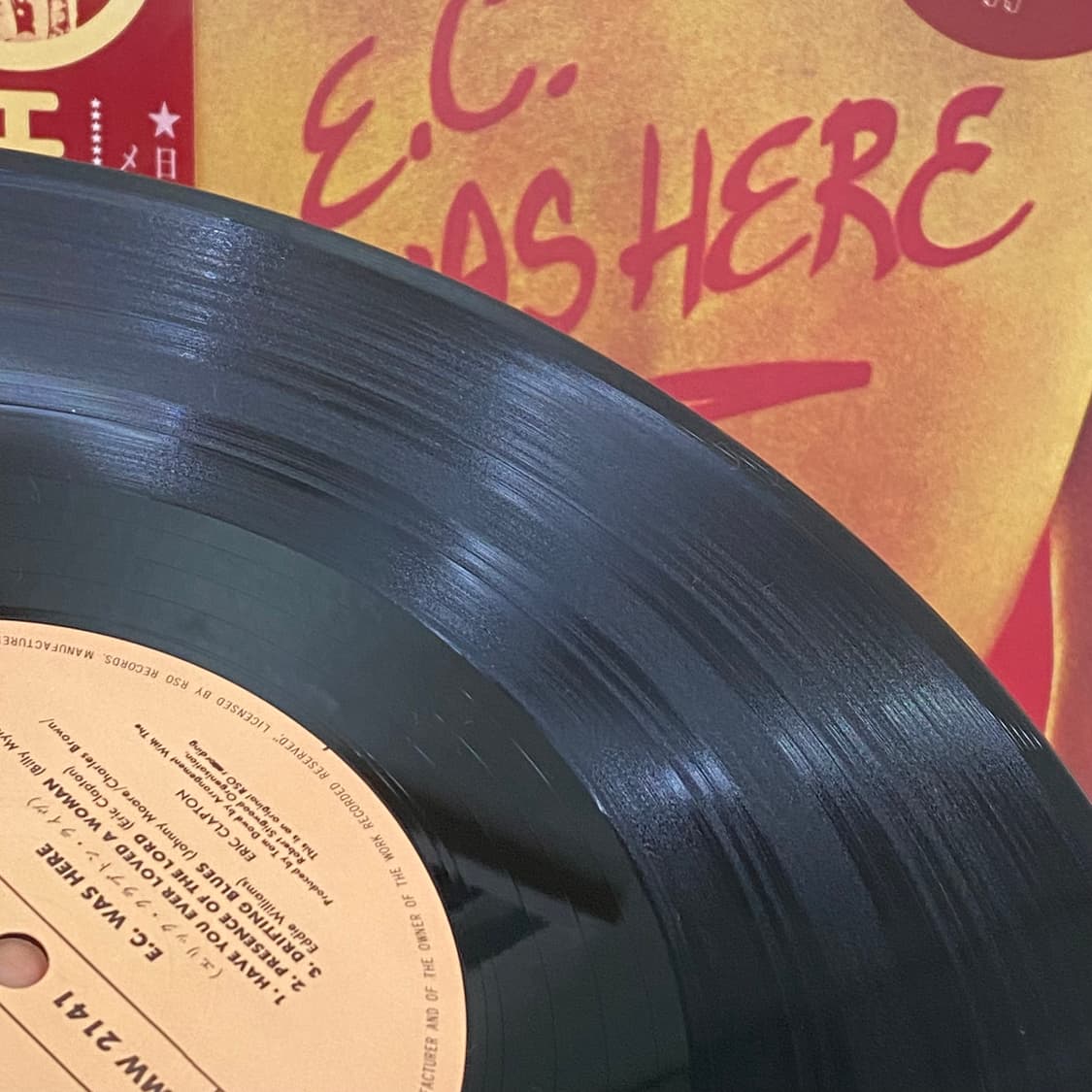 (LP) Eric Clapton - E.C. Was Here 상품이미지6