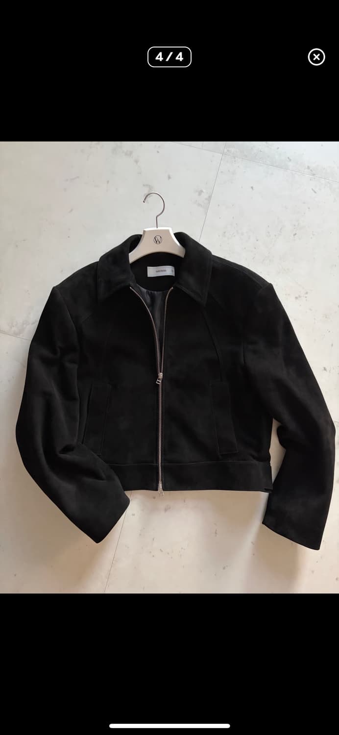 웨이비니스 크롭 스웨이드 자켓1 상품이미지4