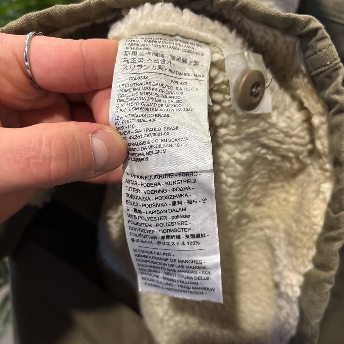 리바이스 쉐르파 코튼 워크자켓 올리브 상품이미지7