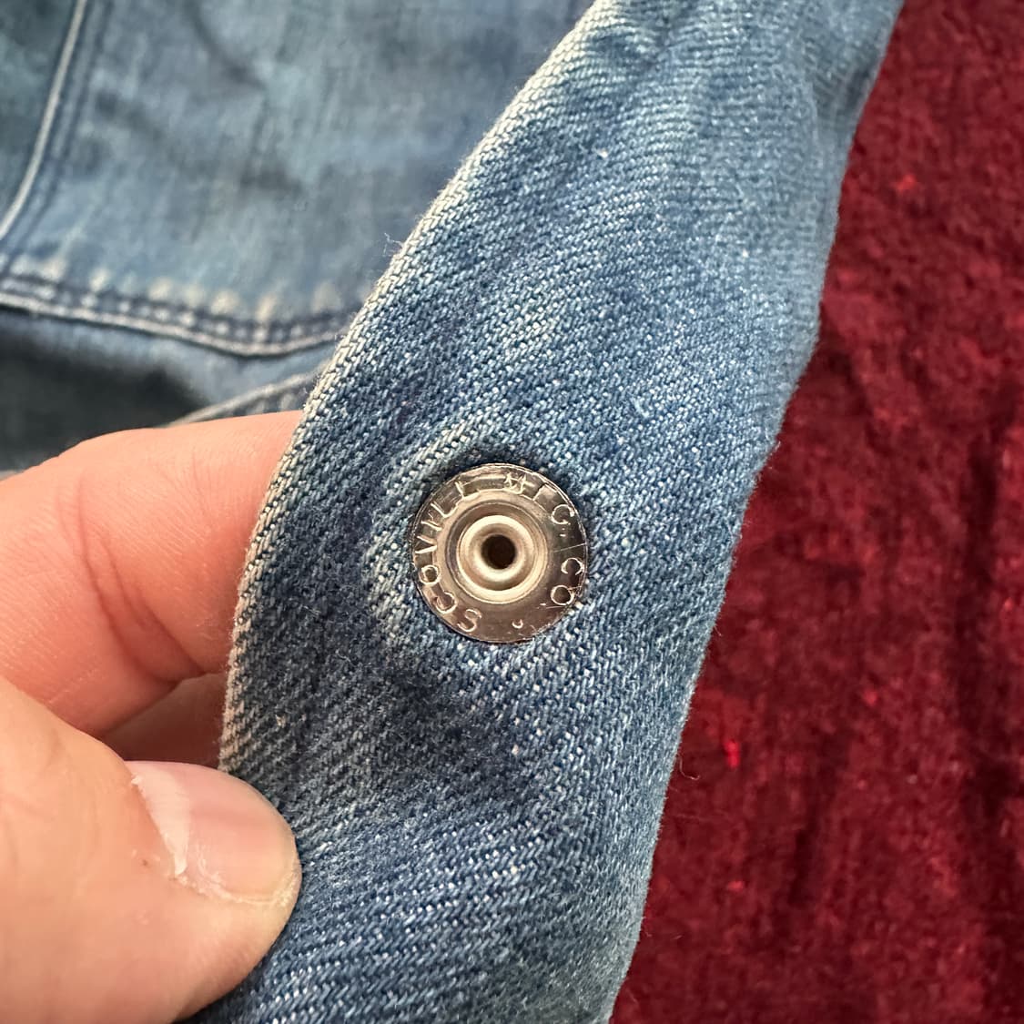 70s 트로이밀스 블랭킷 데님 초어 자켓 USA MADE 상품이미지7