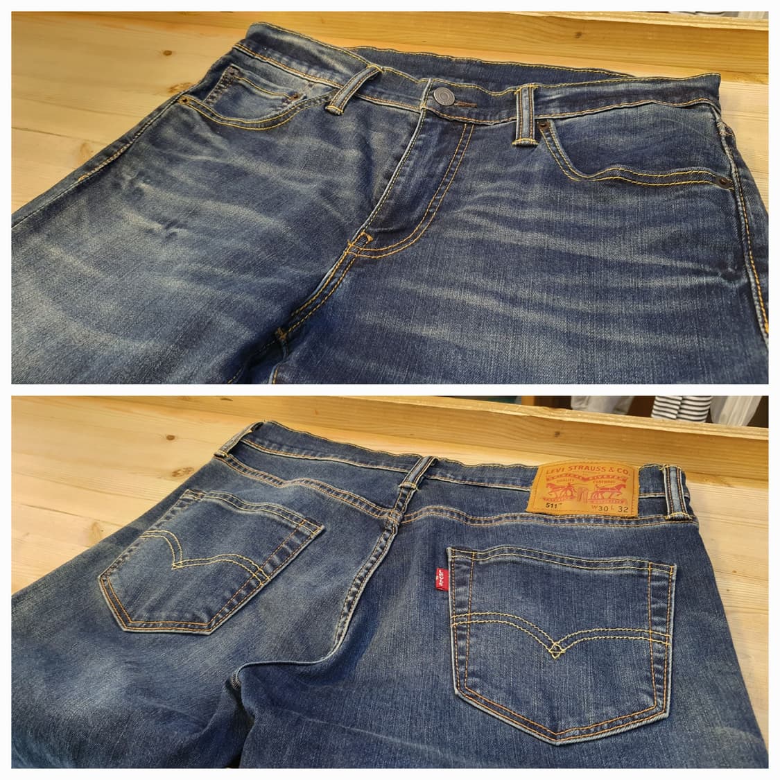 허리30/리바이스511 스판 데님팬츠 상품이미지4