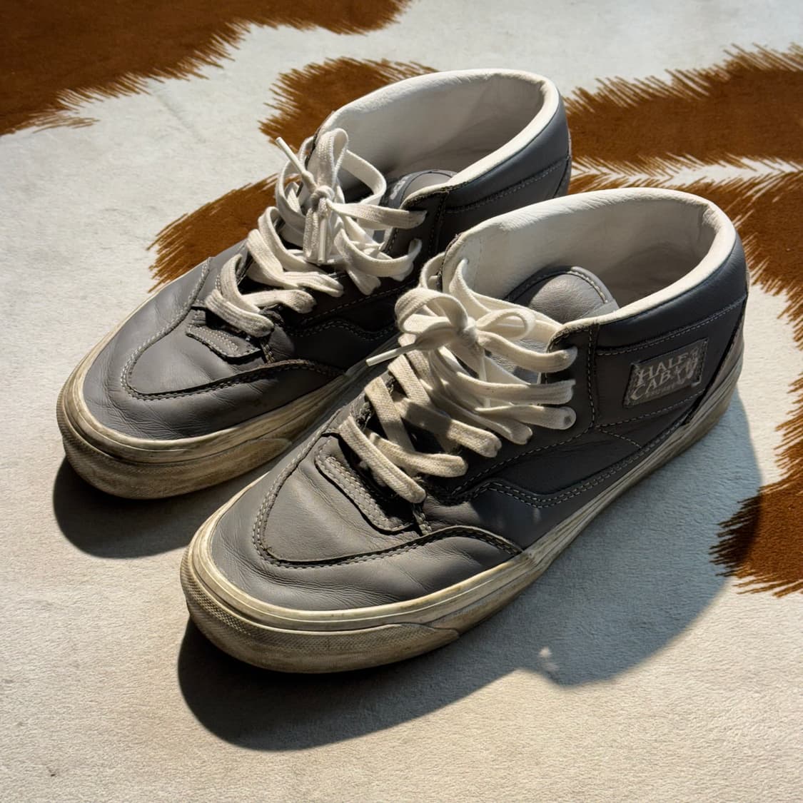 반스 하프캡 레더 그레이 (270) 33DX 애너하임 팩토리 상품이미지1