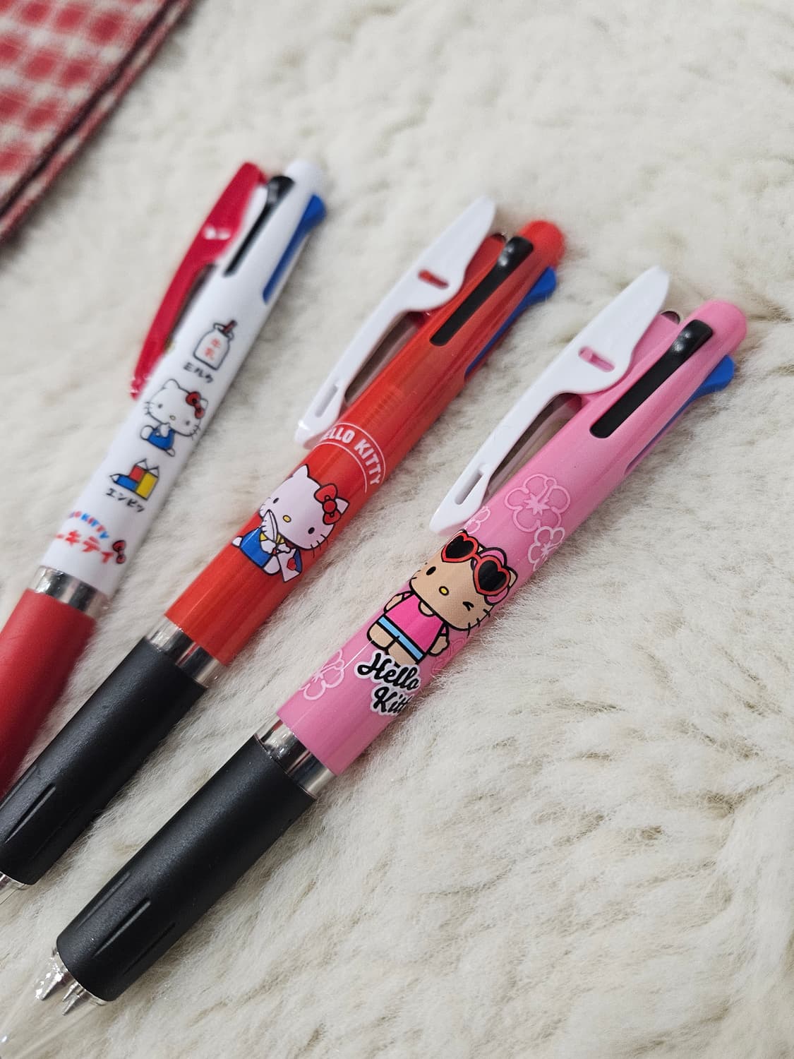 키티 제트스트림 3색볼펜 태닝키티 상품이미지2