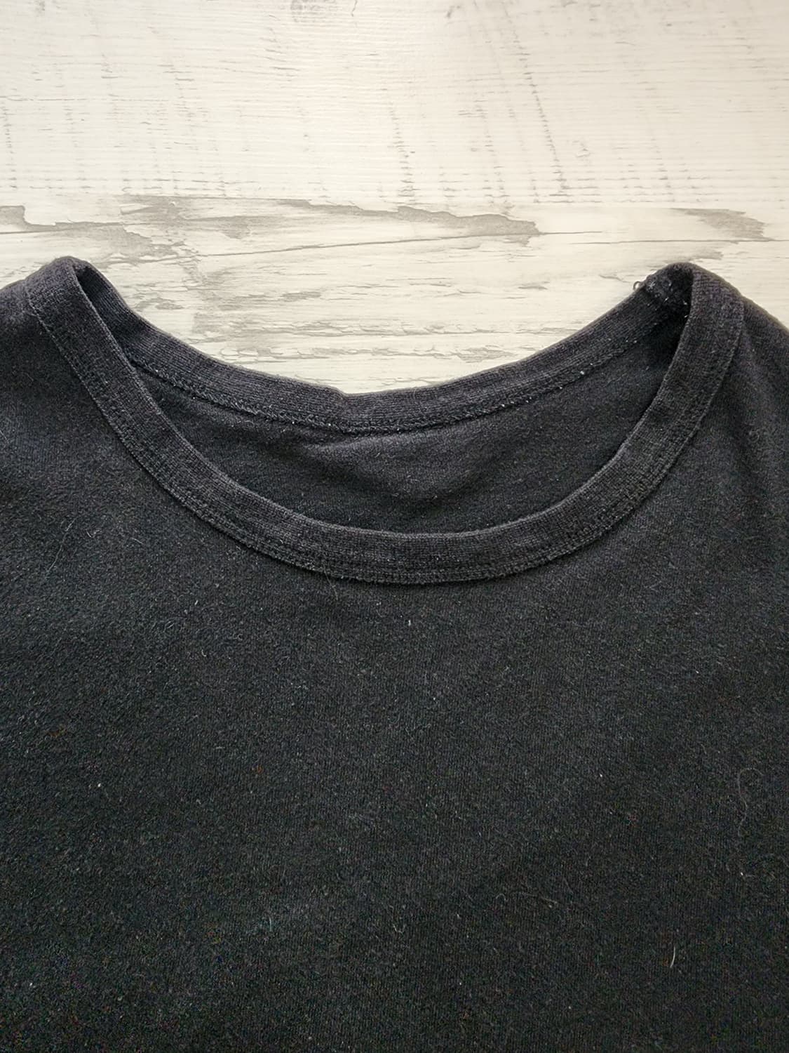 MULAWEAR 뮬라웨어 블랙 반팔 라운드 티셔츠. XL(100~105) 상품이미지4