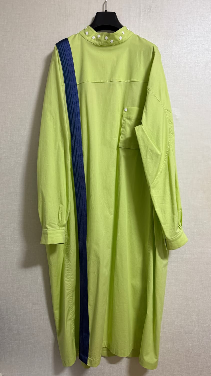 키코 코스타디노브 INEX 스냅 롱 셔츠 라임 상품이미지3