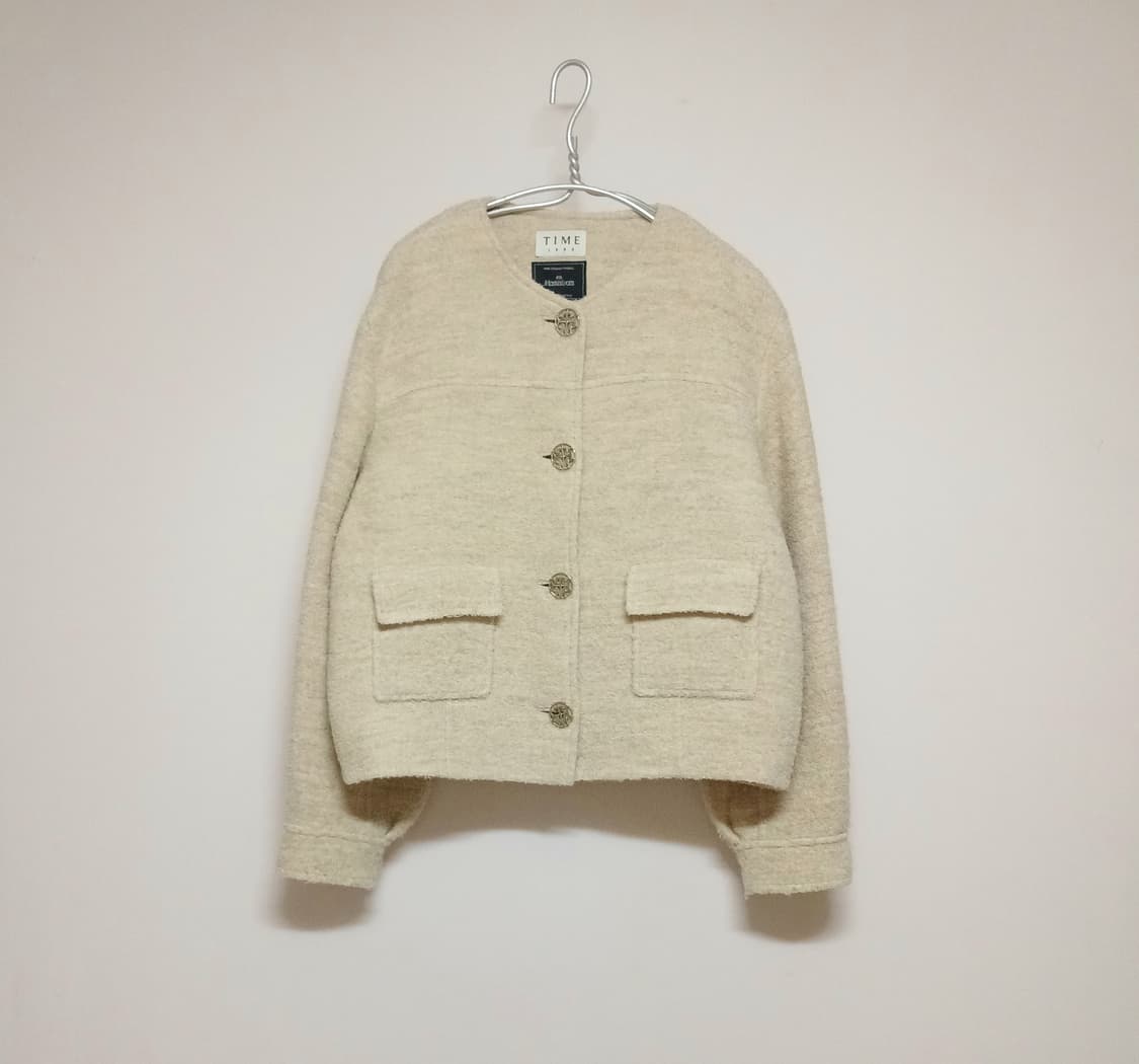 타임 TIME 핸드메이드 부클 자켓 F 상품이미지1