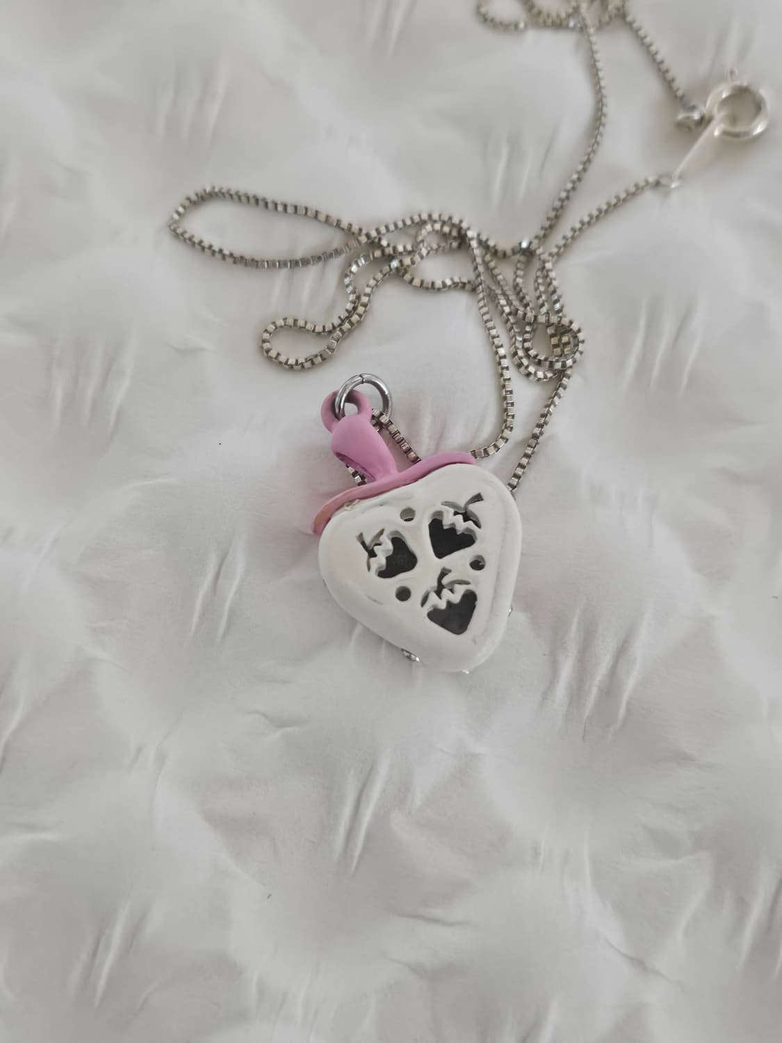 925실버 디올 정품 빈티지 업사이클링 목걸이 상품이미지2