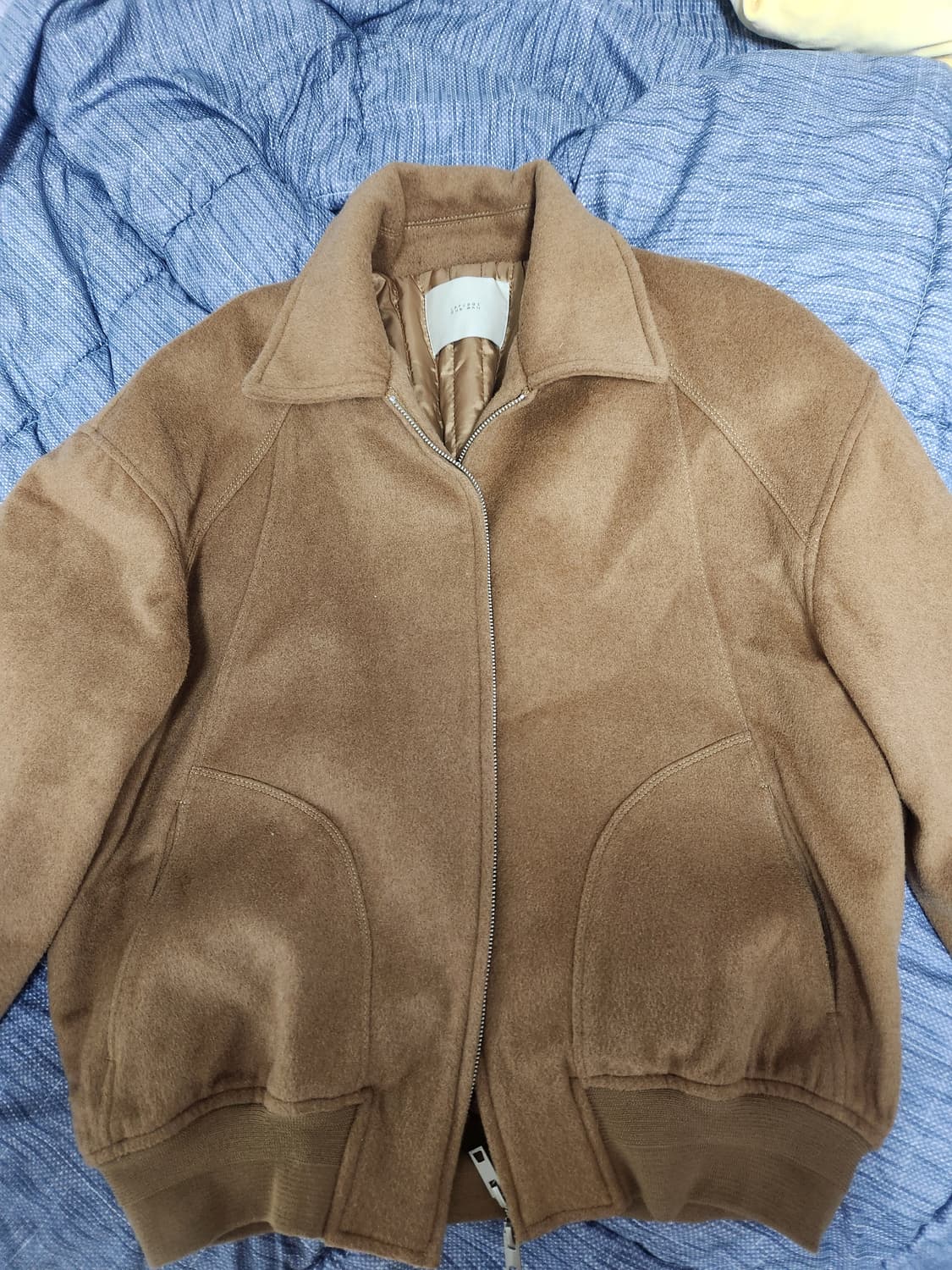 라퍼지스토어 울리치 블루종/ma1 카멜 상품이미지1