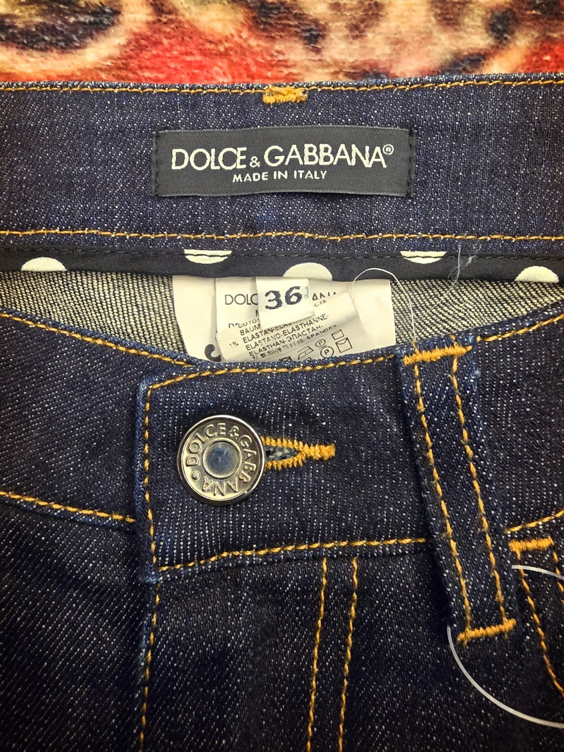 돌체앤가바나(Dolce & Gabbana)생지 데님 팬츠 상품이미지4