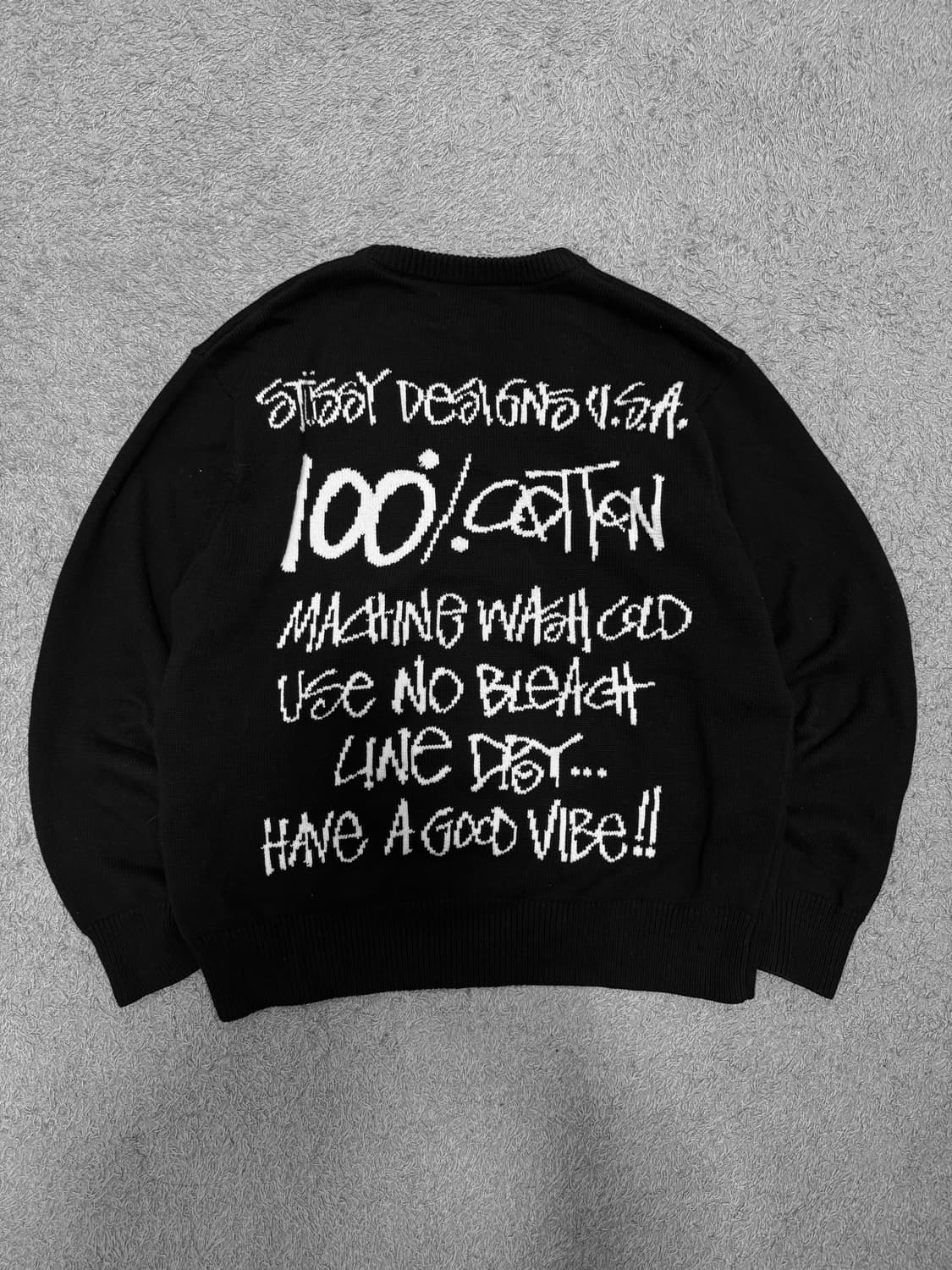 스투시 케어라벨 니트 상품이미지2