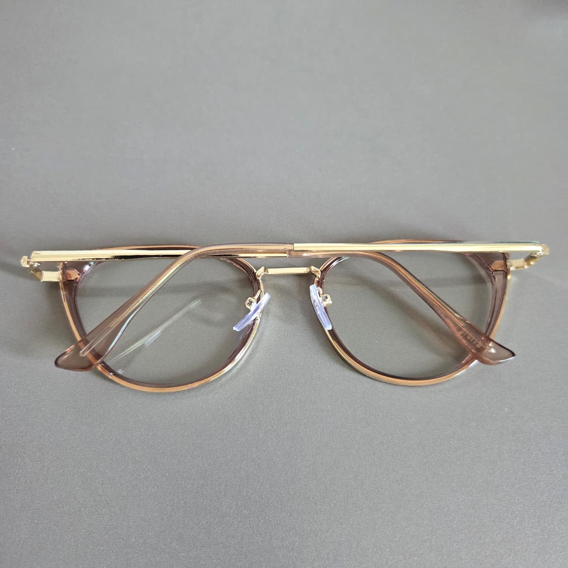 Vintage 골드 안경테 상품이미지3