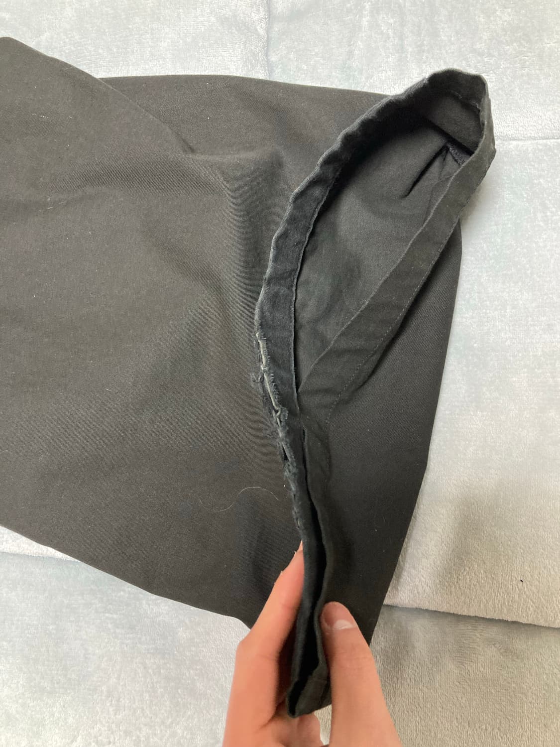 [3]폴리테루 25SS 프론트 카고 파자마 팬츠 1.2v 블랙 상품이미지4