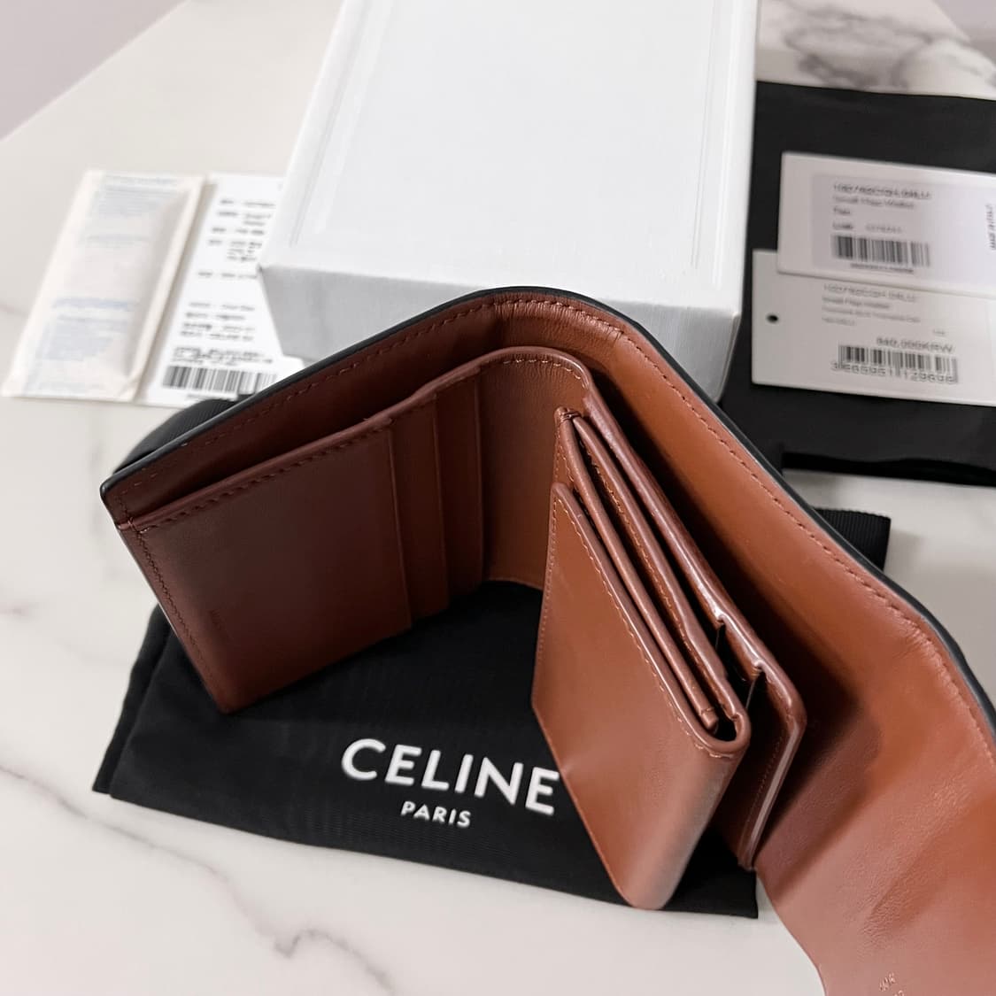 [S급/정품] 셀린느 트리옹프 플랩 여성 반지갑 상품이미지10