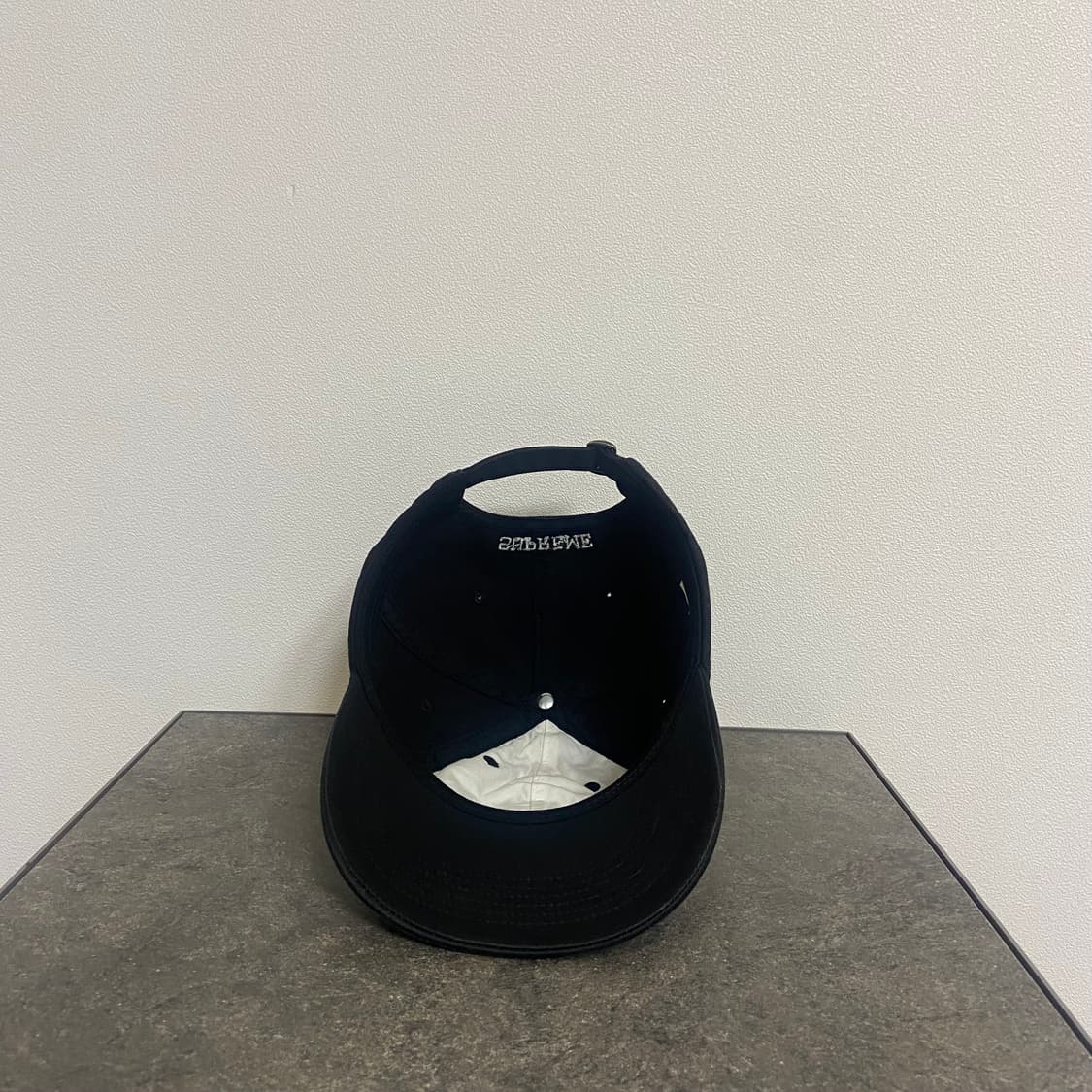 (OS) 슈프림 6패널 볼캡 모자 워시드 블랙 상품이미지5