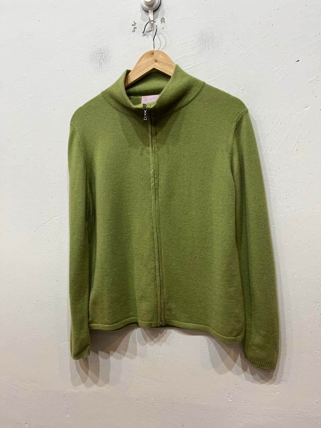 Made in ITALY 캐시미어100% 니트집업 우먼즈 상품이미지1