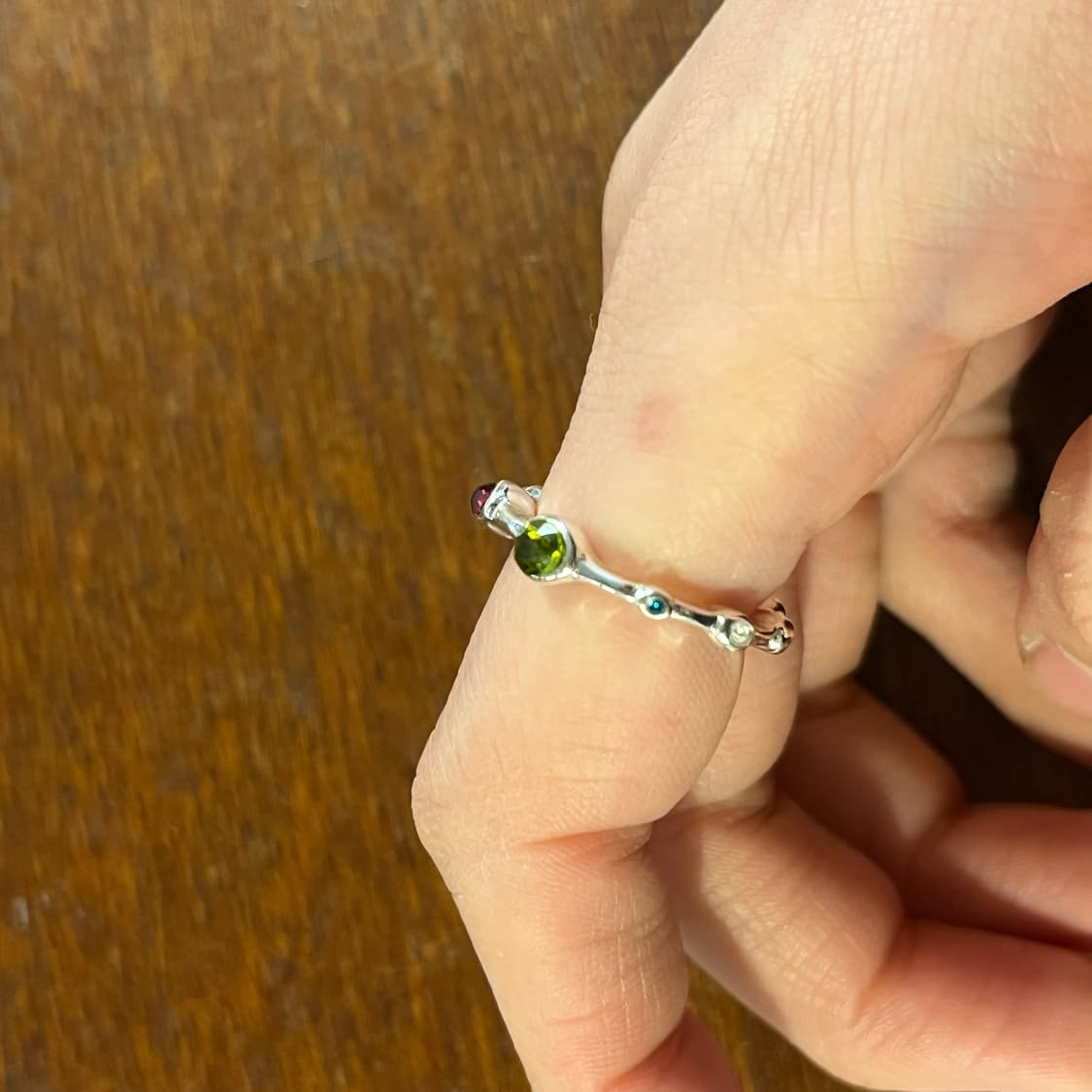 새상품 여성 신주 개구리 반지  상품이미지3