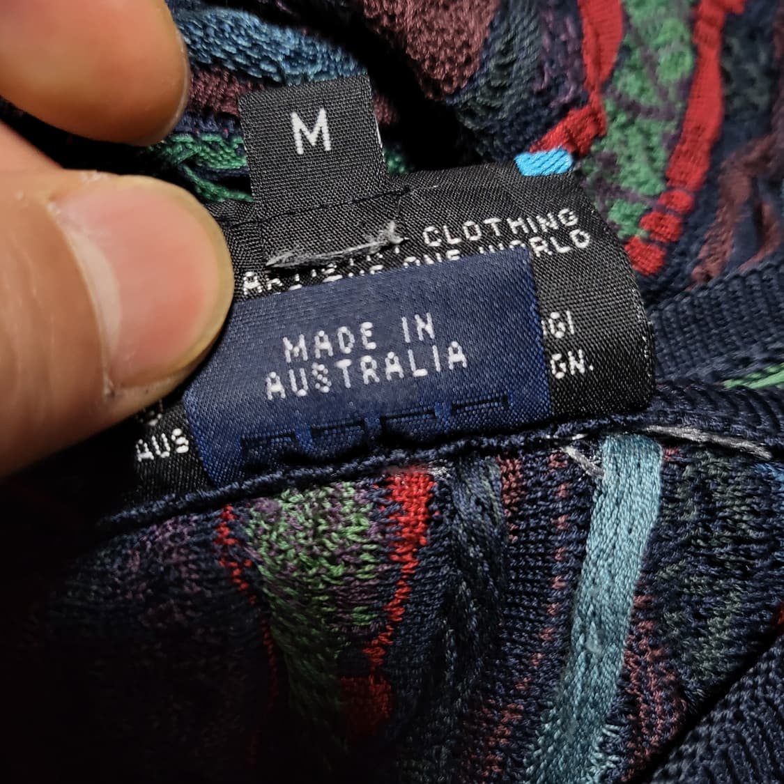 (m) 쿠지 coogi 니트 스웨터  케이블 니트 상품이미지4