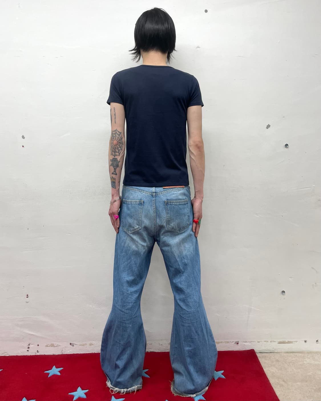 Smile Bear Suspender Cubic T-shirt 상품이미지4