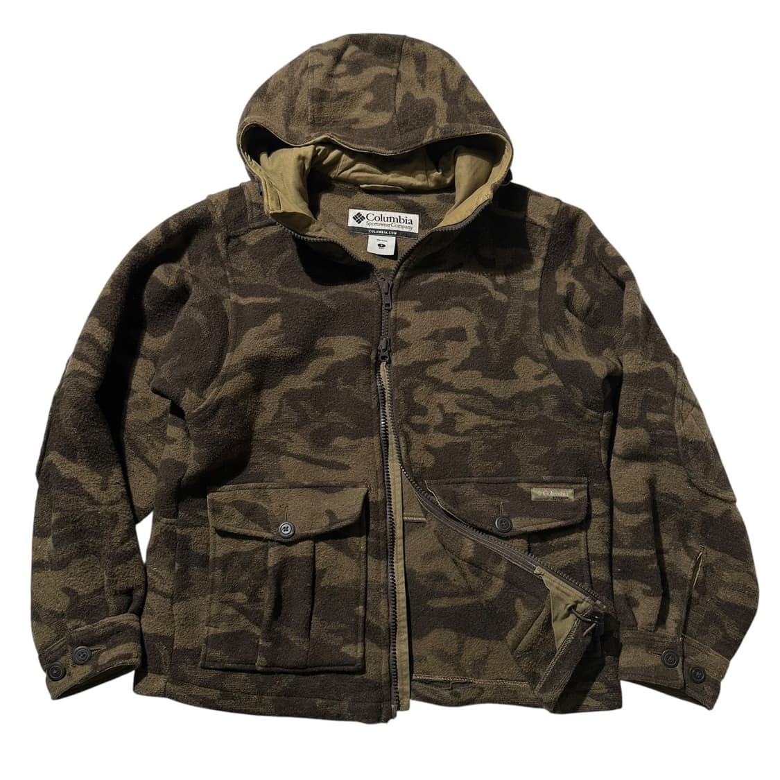 컬럼비아 카모 울 후드 자켓 상품이미지3