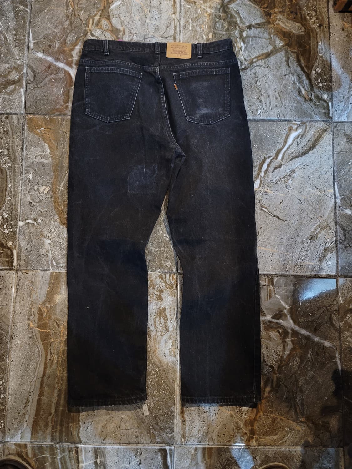 리바이스 흑청 오렌지탭 데님팬츠  상품이미지2