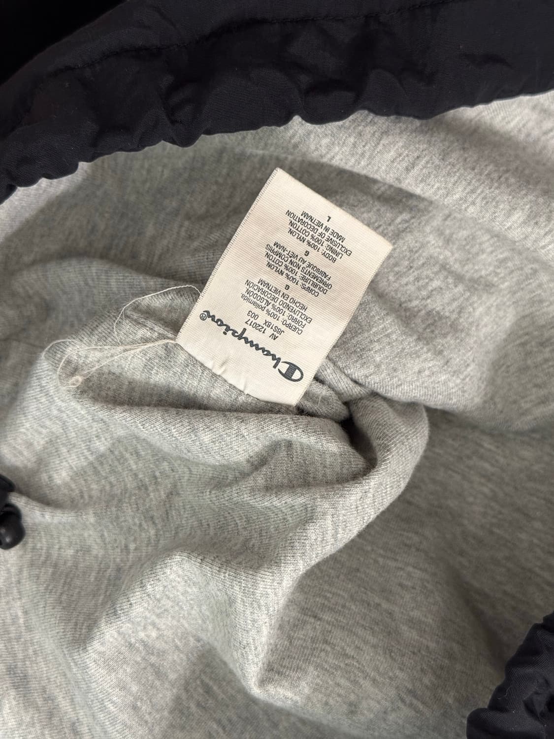 슈프림 챔피온 콜라보 스크립트 로고 후디드 자켓 L 상품이미지6