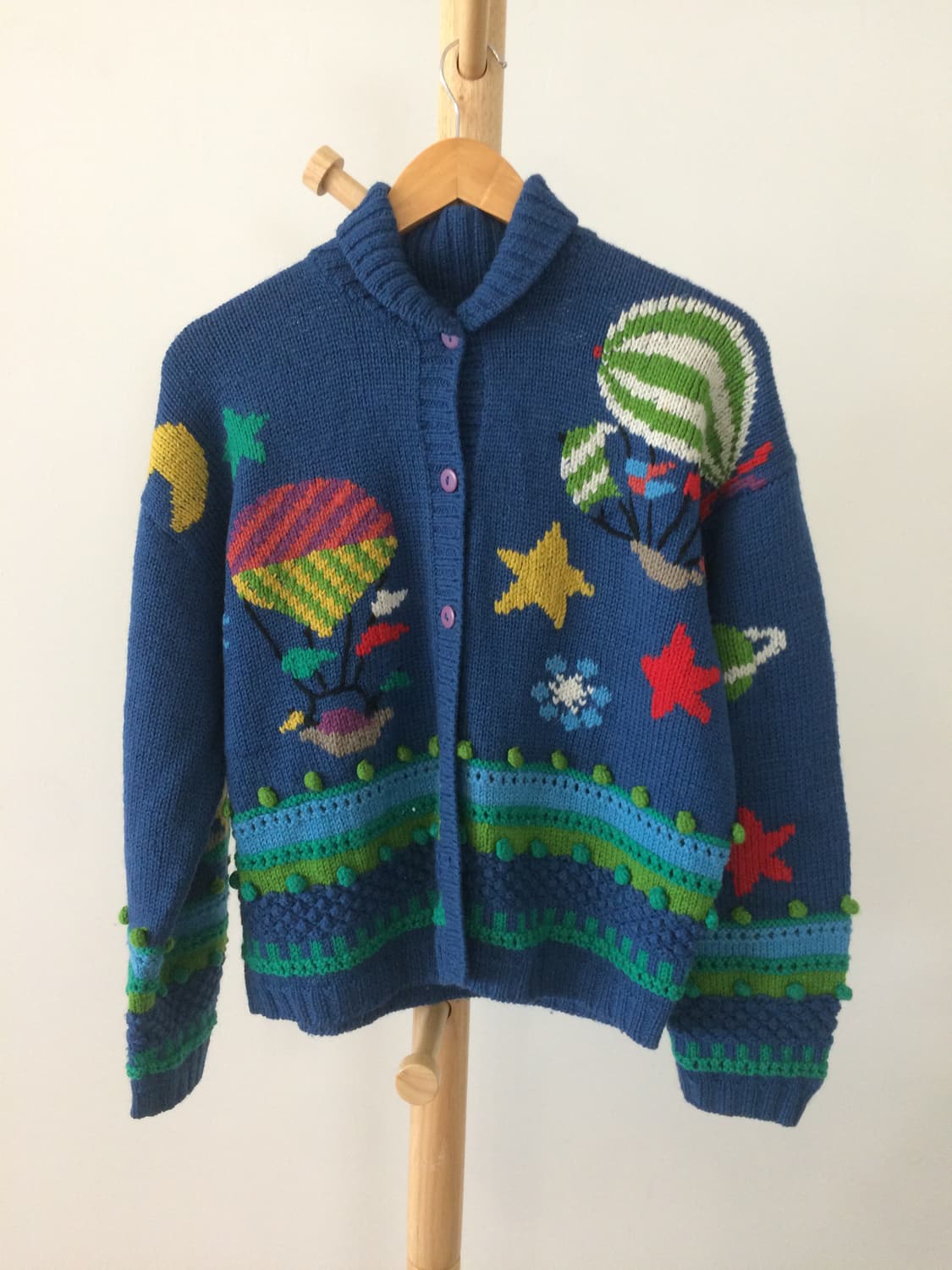 유니크 블루 가디건 상품이미지1