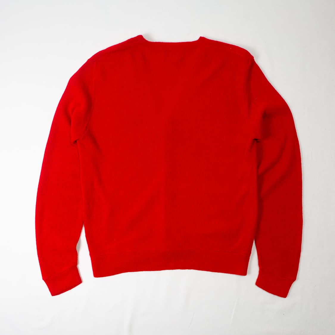 80s IZOD 라코스테 아크릴 가디건 레드 상품이미지9