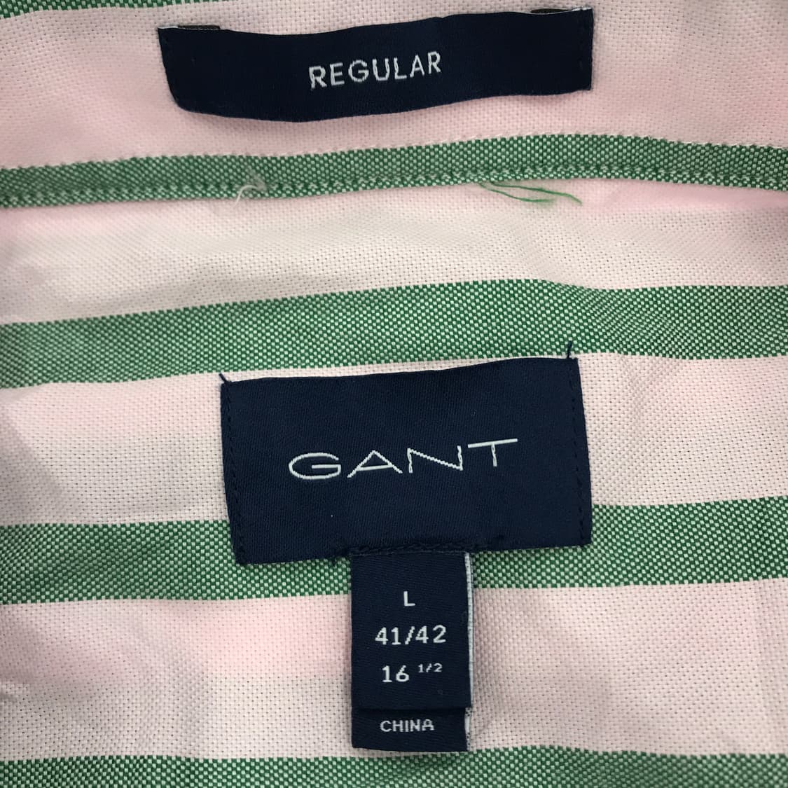 GANT 간트 스트라이프 반팔셔츠 국내판 [L] 상품이미지4