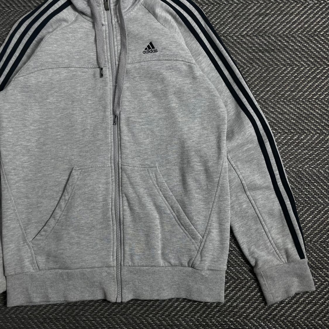아디다스 사이드라인 스웻 트랙 그레이 후드집업o 3853 상품이미지2