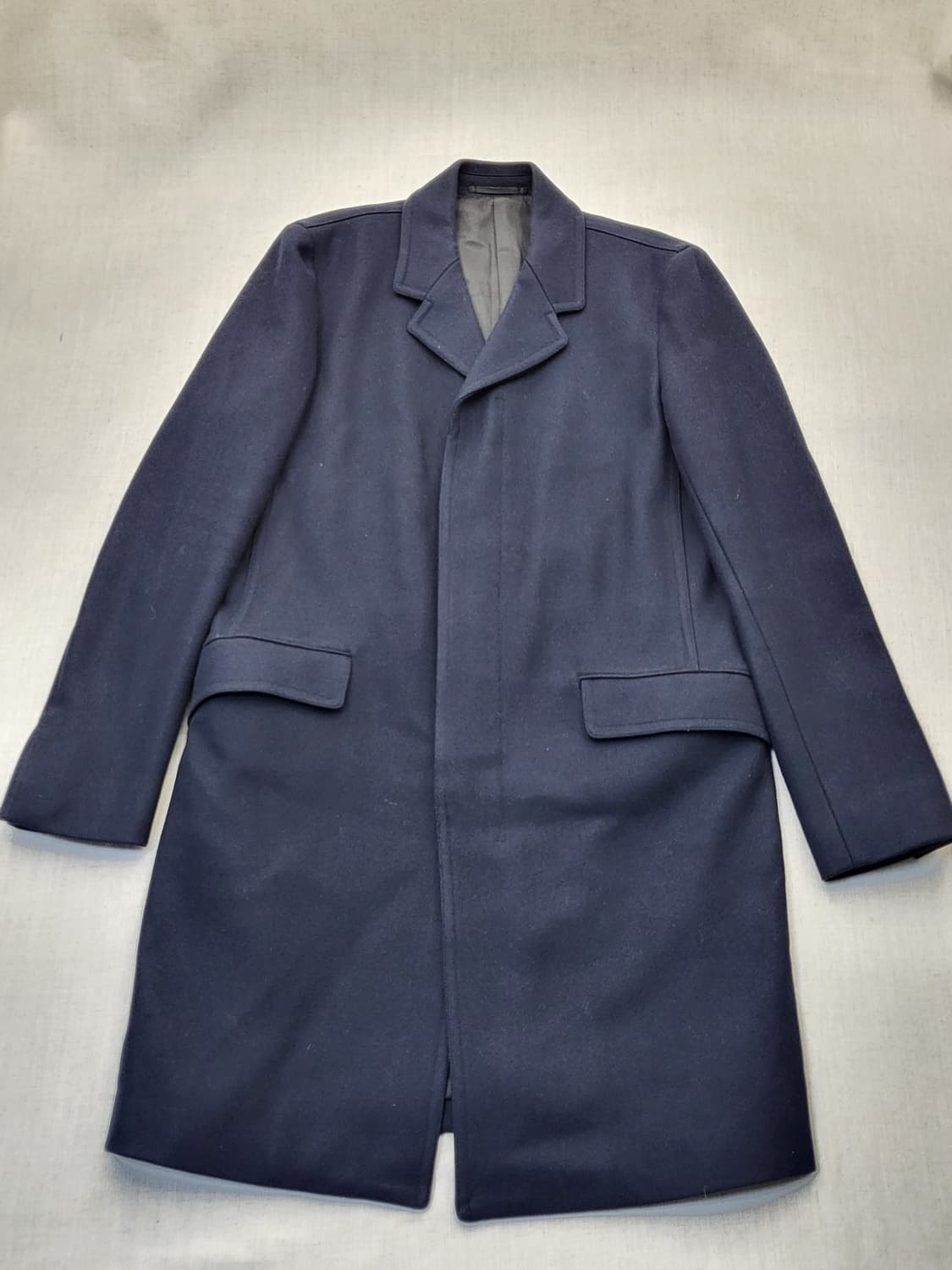 theory 네이비 남성용 겨울 코트 s 상품이미지1