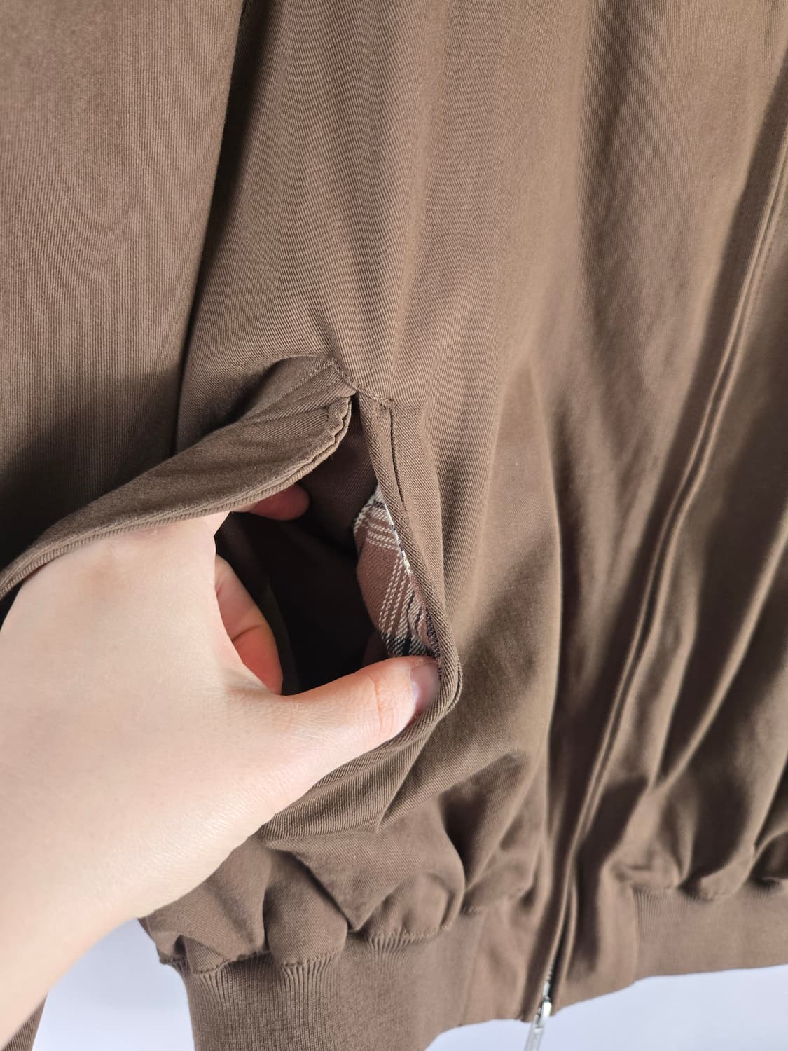 [무료배송]벨리드 F 여성 해링턴 자켓 블루종 브라운 갈색 베이델리 상품이미지6