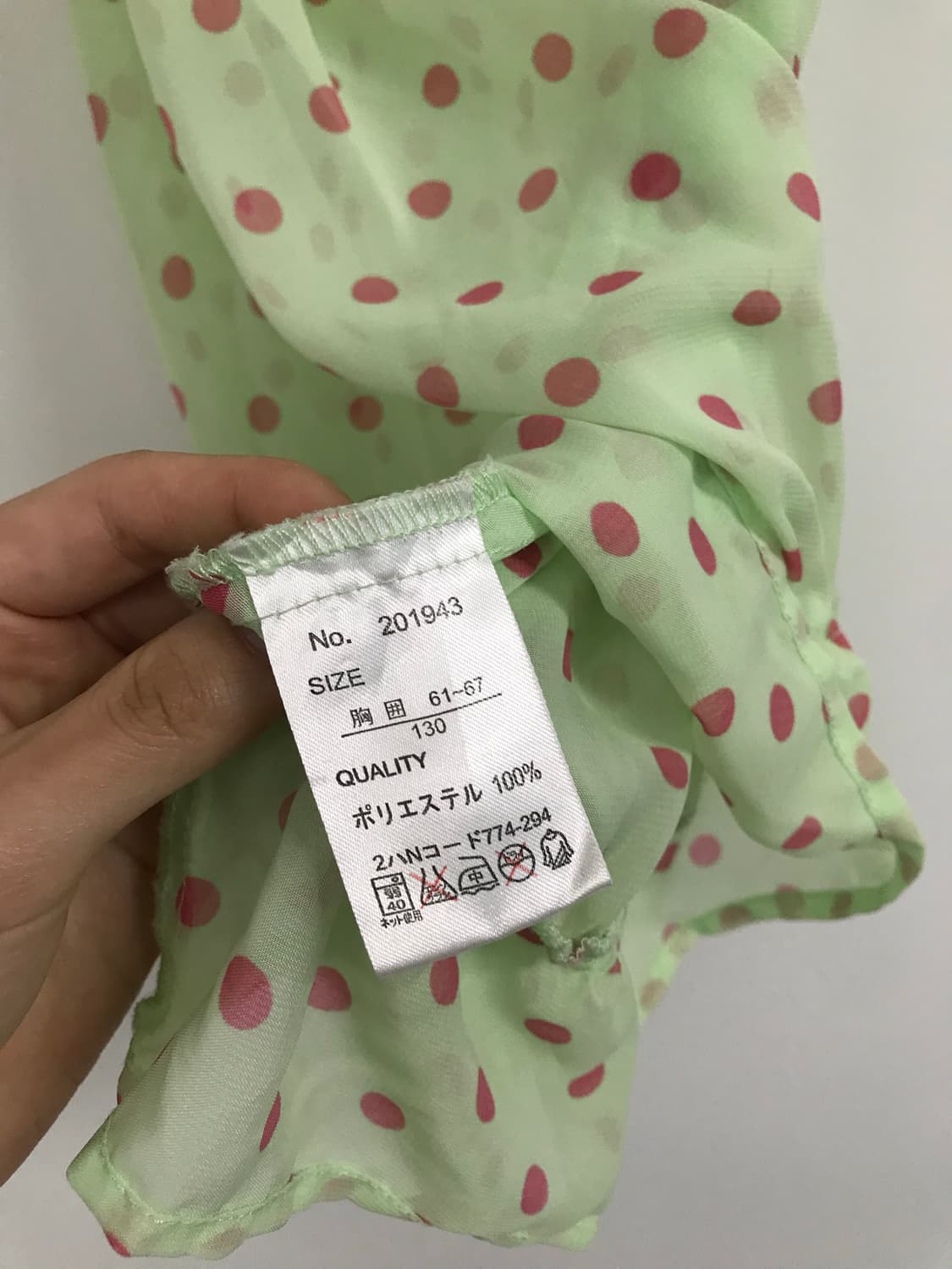 빈티지 도트 슬리브리스 블라우스 상품이미지7