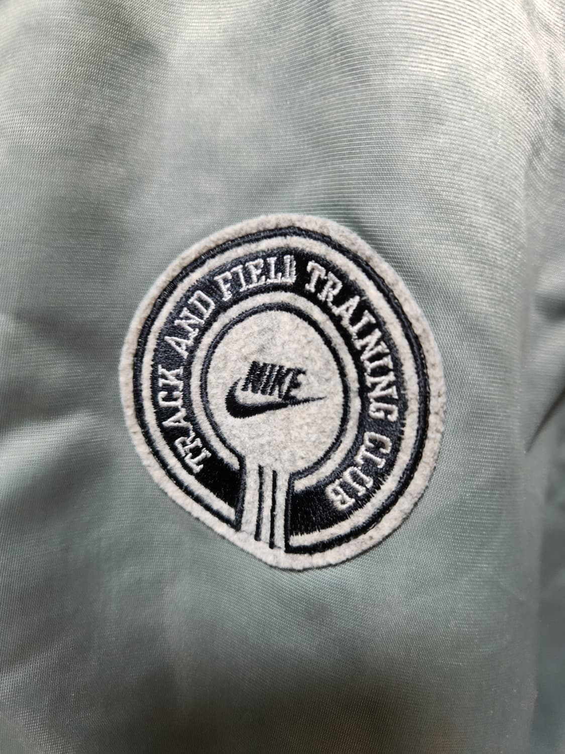 나이키 스타디움 점퍼 블랙/카키그레이 야구잠바 L 상품이미지4