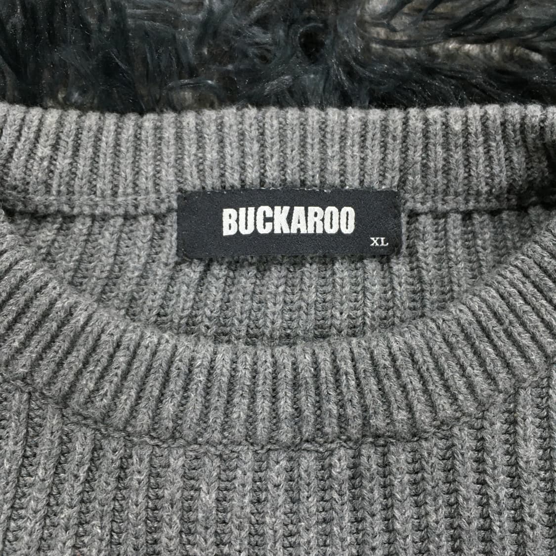 투티/0322 BUCKAROO 그레이 니트 스웨터 상품이미지4