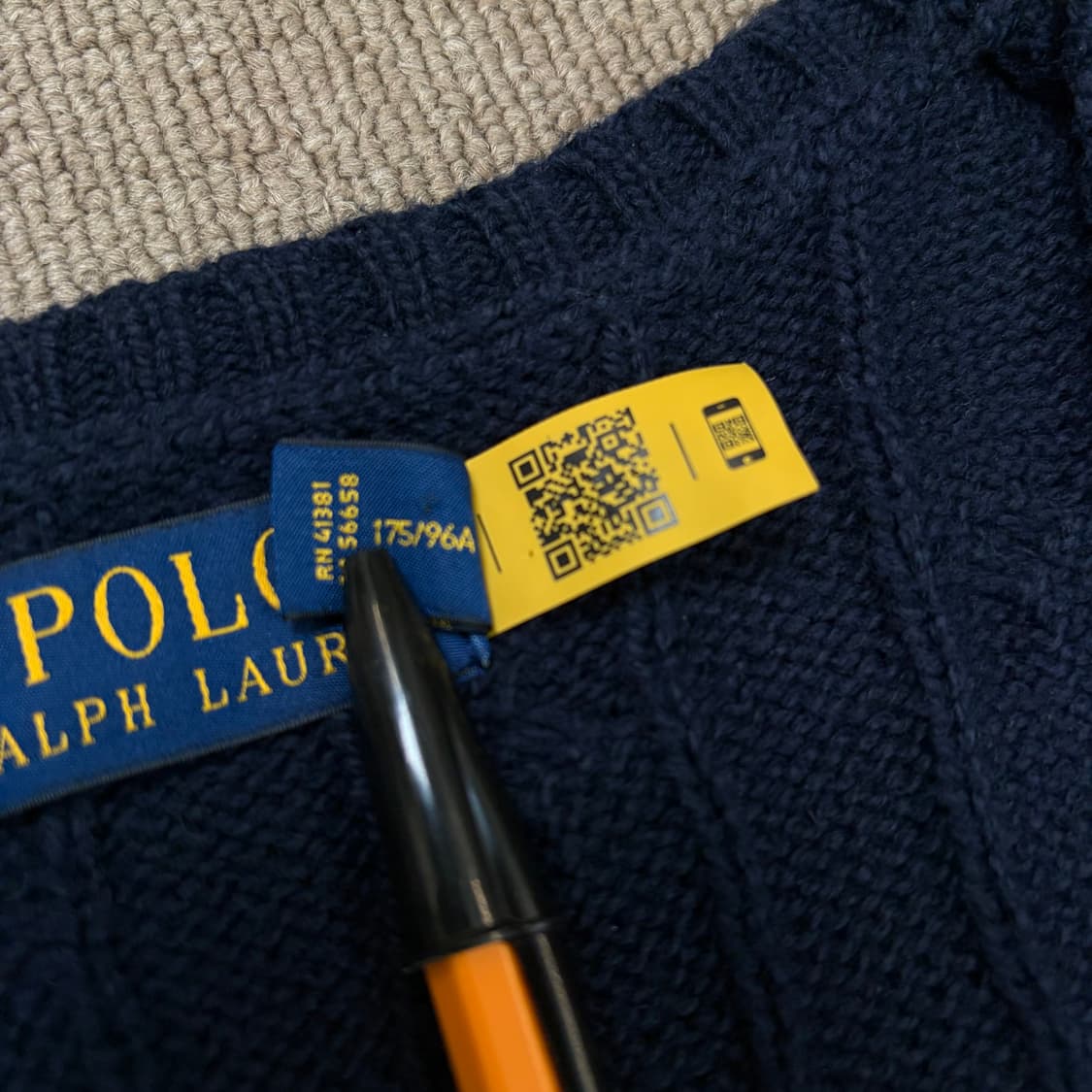 polo 랄프로렌 폴로 신형 케이블 니트 베스트  상품이미지3
