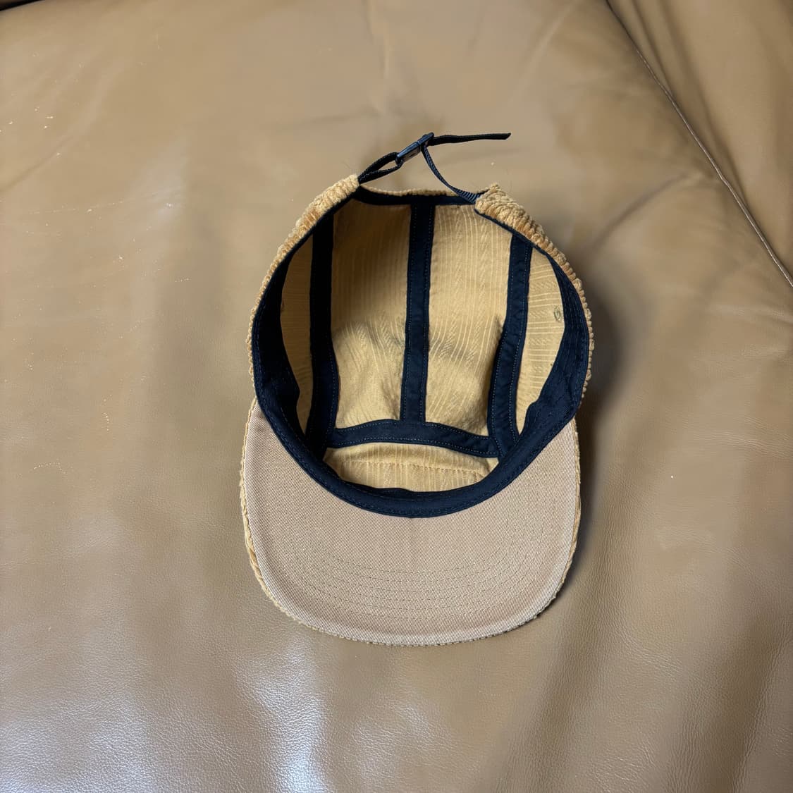 슈프림 캠프캡 모자 박스로고 코듀로이 탄 상품이미지6